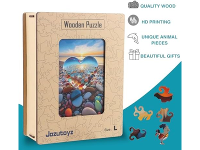  Unique Wood Animal Shaped Puzzles Adult with Exquisite Wooden Box 