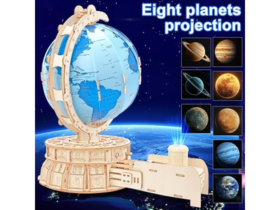 3D Puzzles Model Kit Built-in LED Music Box Stem Toys Gifts for Adults