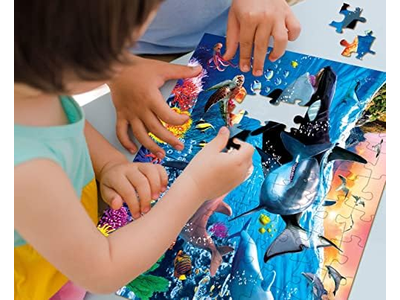 Underwater World Piece Jigsaw Puzzle for Toddler Children 